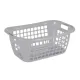 Wasmand 55 cm grijs